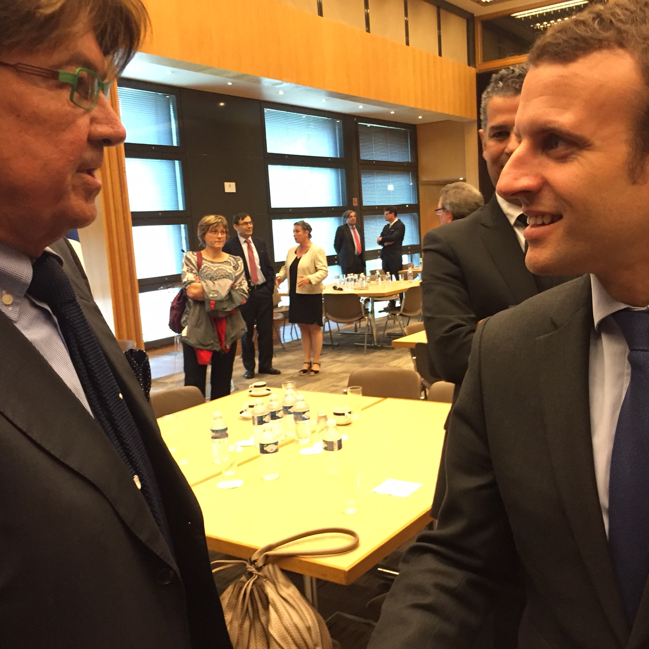 Rencontre de M. Oldrich U. Fiala et SE Mp. Emannuel Macron